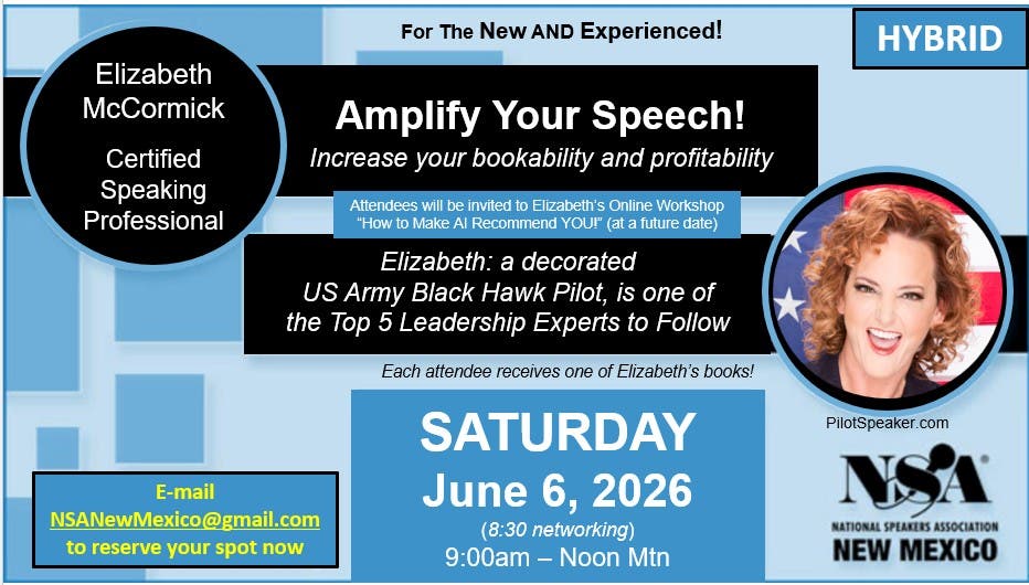 National Speakers Association NM Chapter: Amplify Your Speech!