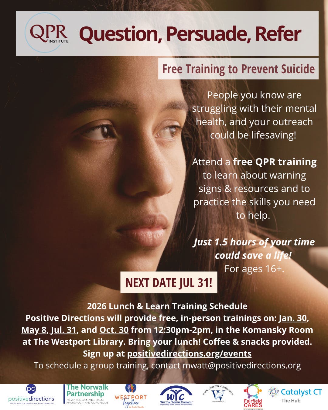 Free QPR Suicide Prevention Training