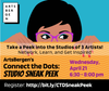 Join the Northern New Jersey Community Foundation's ArtsBergen initiative at Connect the Dots: Studio Sneak Peek on April 21.