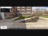 The site on Hackensack High School’s property, where the rain garden will be installed
