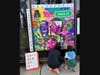 A community mural was created at the City of Hackensack’s Sacktoberfest.