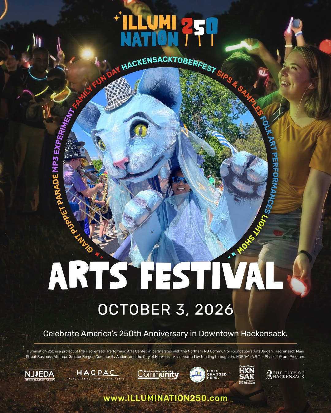 Illumination 250: The Largest Interactive Public Arts Show in Bergen County