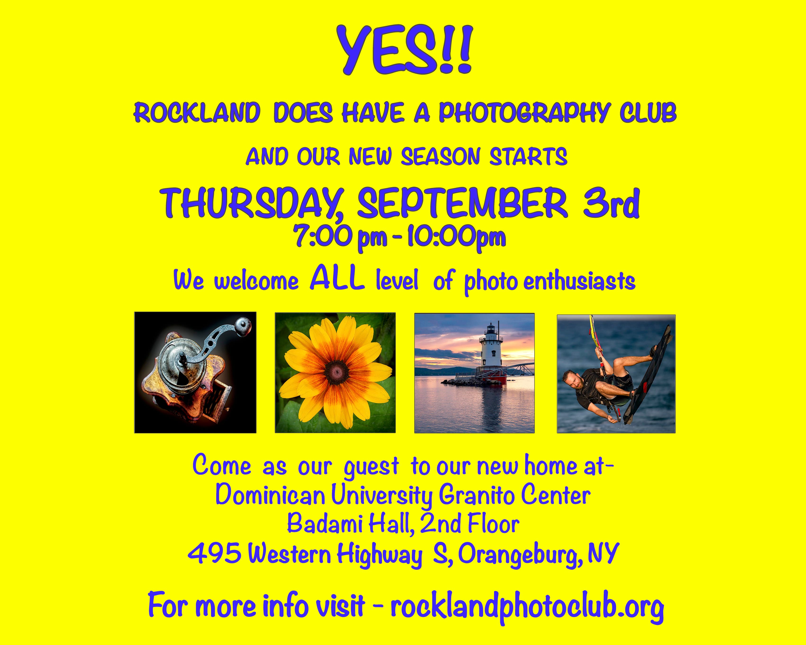 Rockland Photography Club Meeting