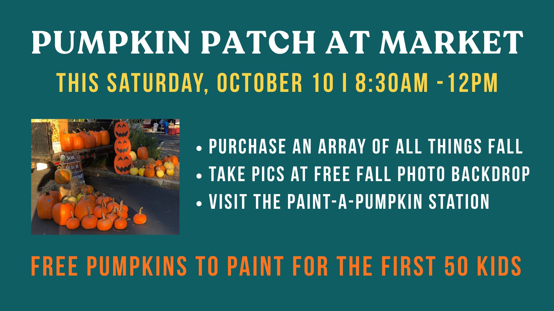 Pumpkin Patch at the Peachtree Road Farmers Market