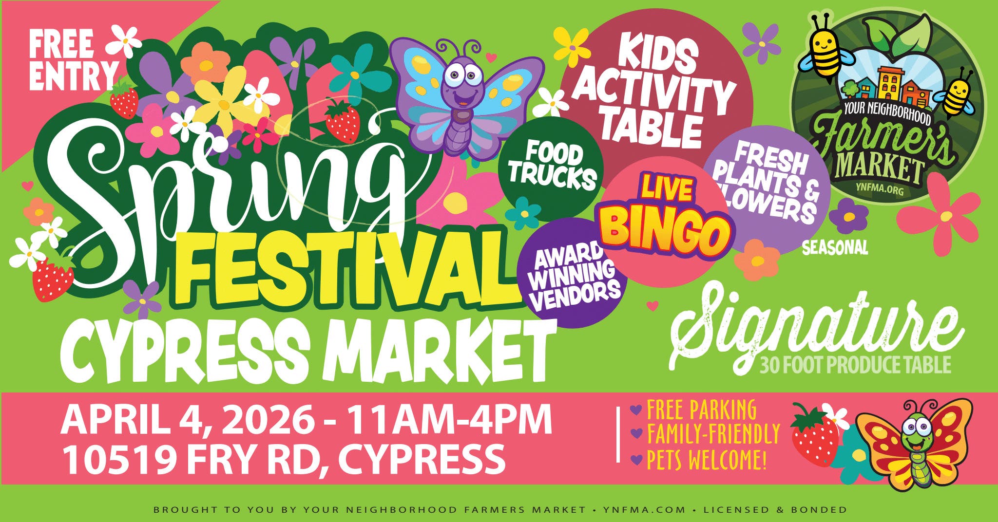 Cypress Spring Festival – Farmers Market
