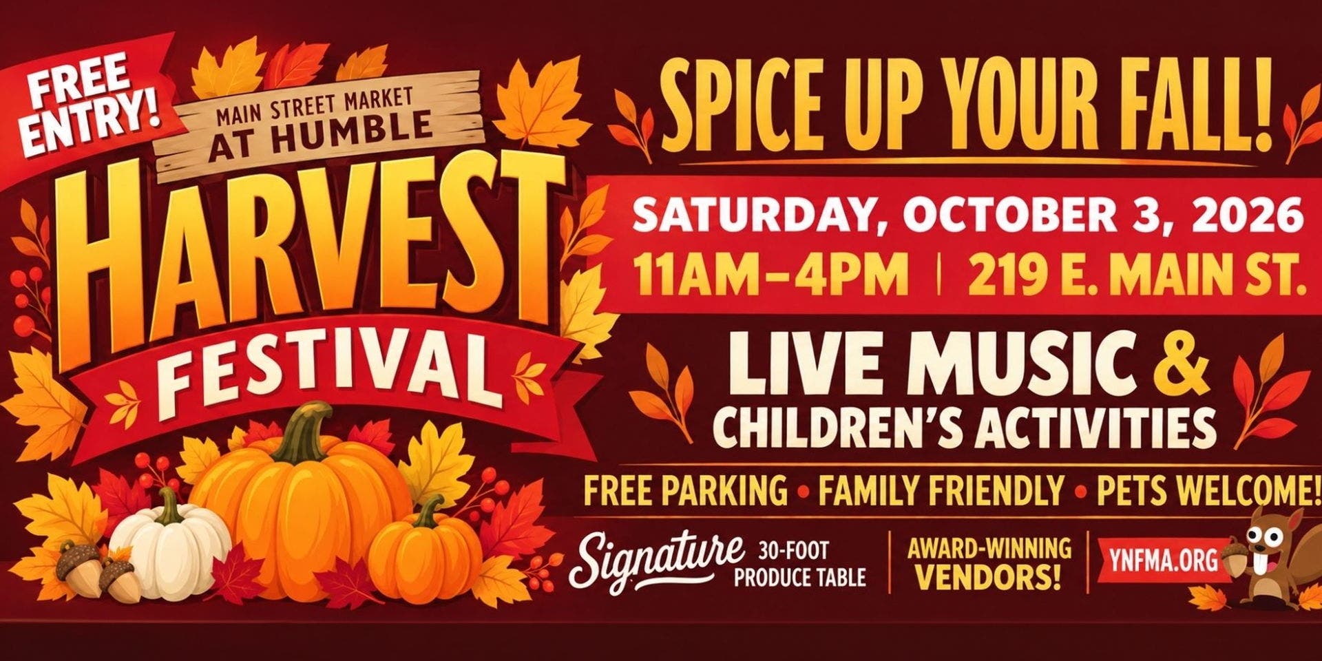 Harvest Farmers & Artisan Festival-City of Humble