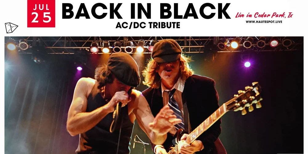 Back in Black AC/DC Tribute live at Haute Spot