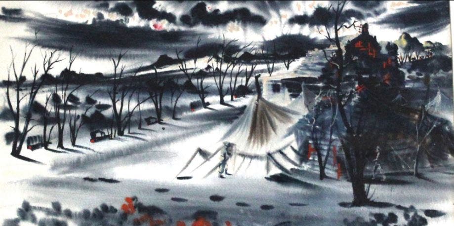 Paul Fontaine and His WWII Watercolors Curator Talk