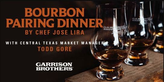 Bourbon Pairing Dinner with Todd Gore