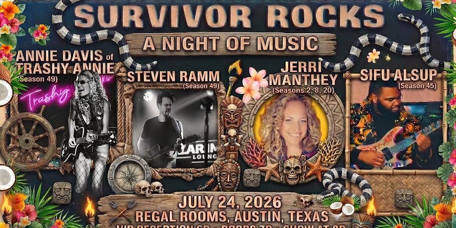 Survivor Rocks | Featuring Trashy Annie -Steve Ramm-Jerri Mathey-Sifu Alsup