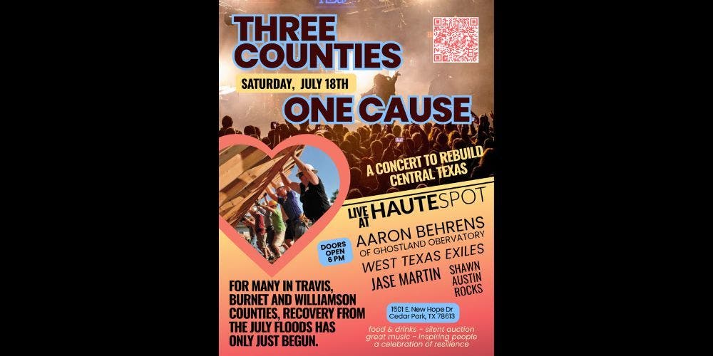 A Concert to Rebuild Central Texas Live in Cedar Park, Tx