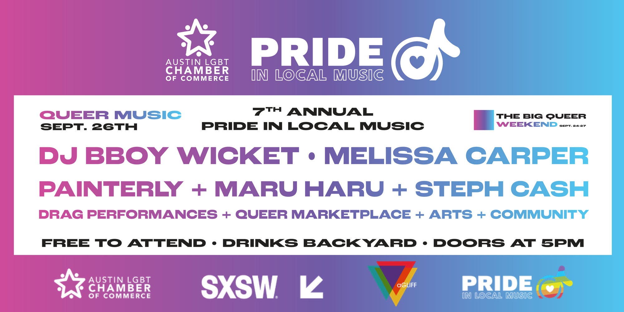 7th Annual Pride in Local Music