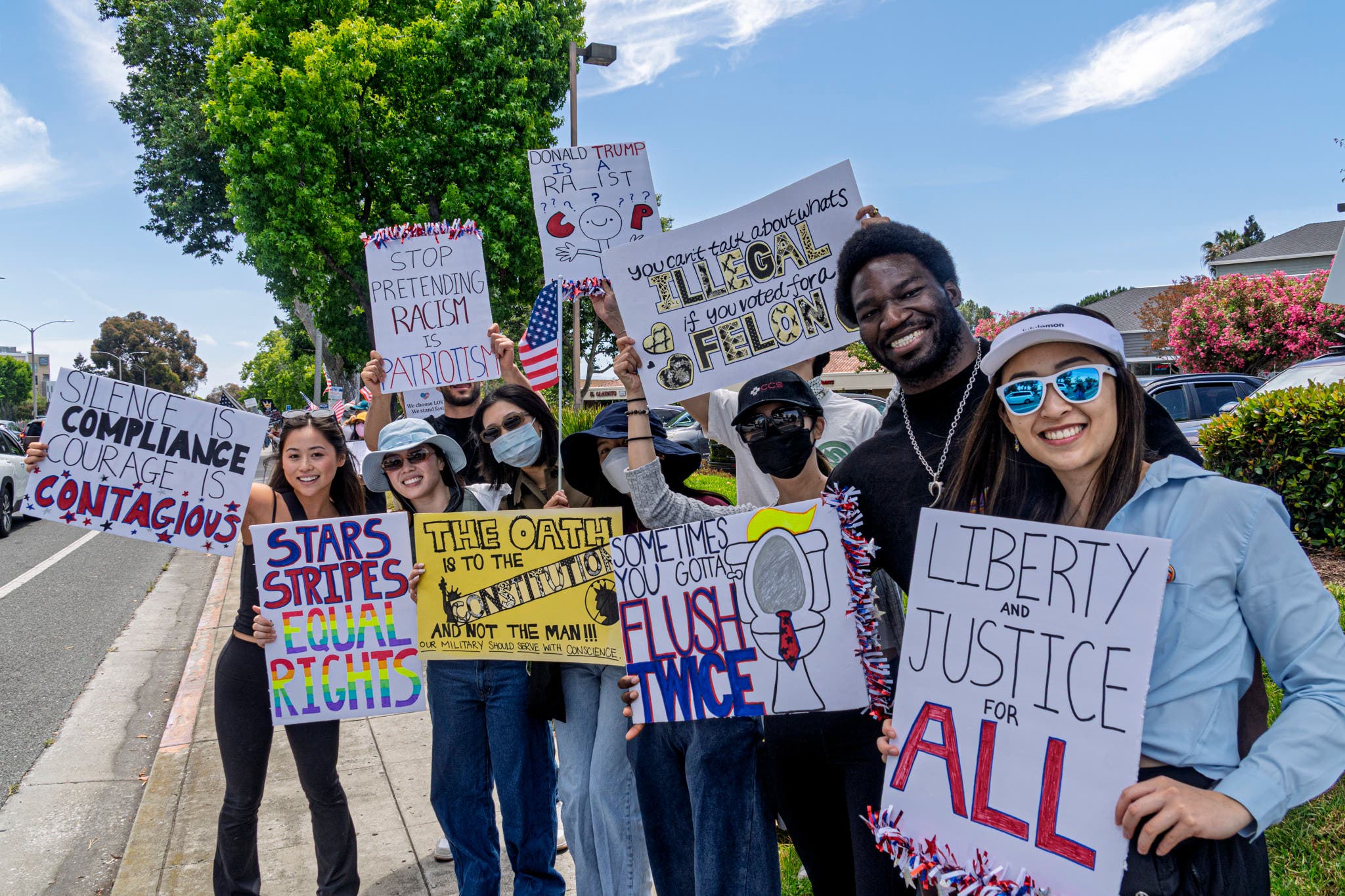 17 x 17k Labor Day Rally on El Camino Real