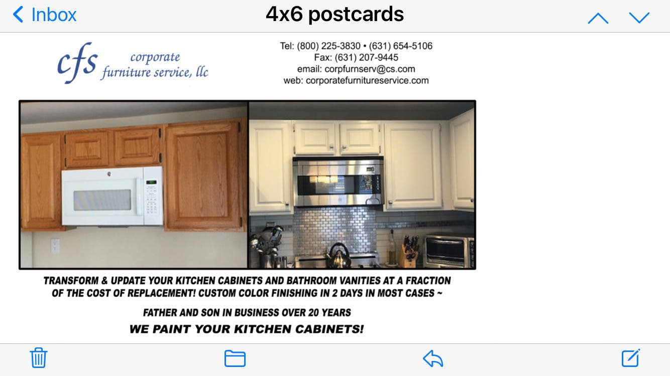 We paint Kitchen Cabinets 