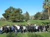 All of the golfers that participated in the fundraising tournament 