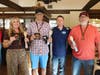 The top 3 winners with Dan Cortese from the Community Pantry.