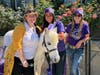 Nicole Holt with representatives from Hoofbeats for Heart