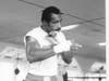 Boxer Ken Norton at the Boxing ring at Gilman Hot Springs circa 1970