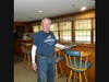 Former boxer, Lester Smith at the coffee bar in MCI at Golden Era Productions. 