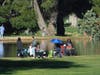 Mom's club fishing at the Golden Era Golf Course