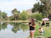 Founder and President fishing herself