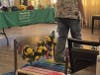 Walking over the bridge