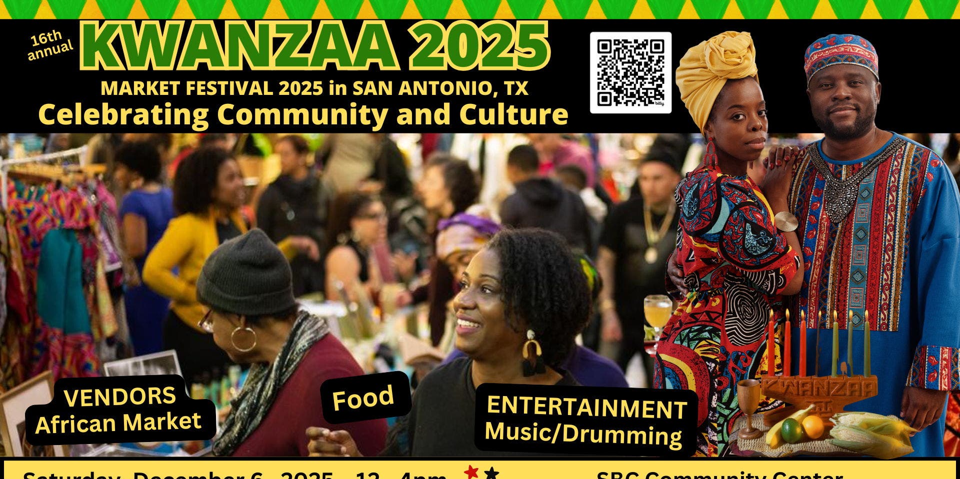 16th KWANZAA MARKET FESTIVAL  2025: Celebrating Community and Culture