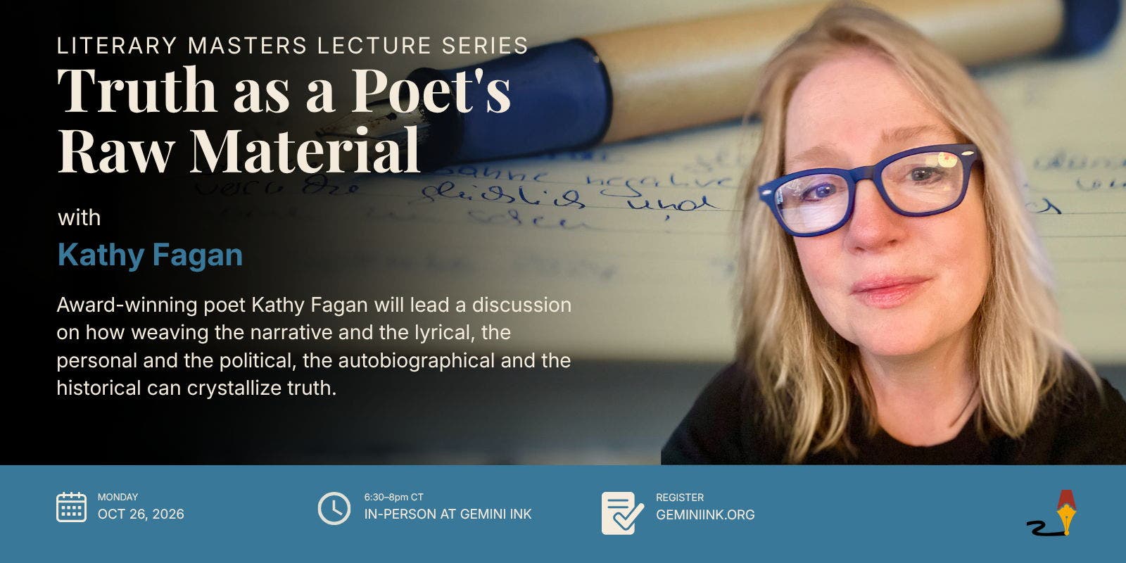 Truth as a Poet’s Raw Material with Kathy Fagan