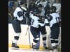 Sophomore Ethan Kilcullen (18) is congratulated by MKA teammates after scoring goal in 4-2 regular season win vs. neighboring Montclair High on Jan. 17 at Clary Anderson Arena. 