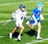 Senior quad captain Jack Barrack of Montclair (4) had strong senior season for MKA with 6 goals, 6 assists and 51 ground balls for 12-8 Cougars  