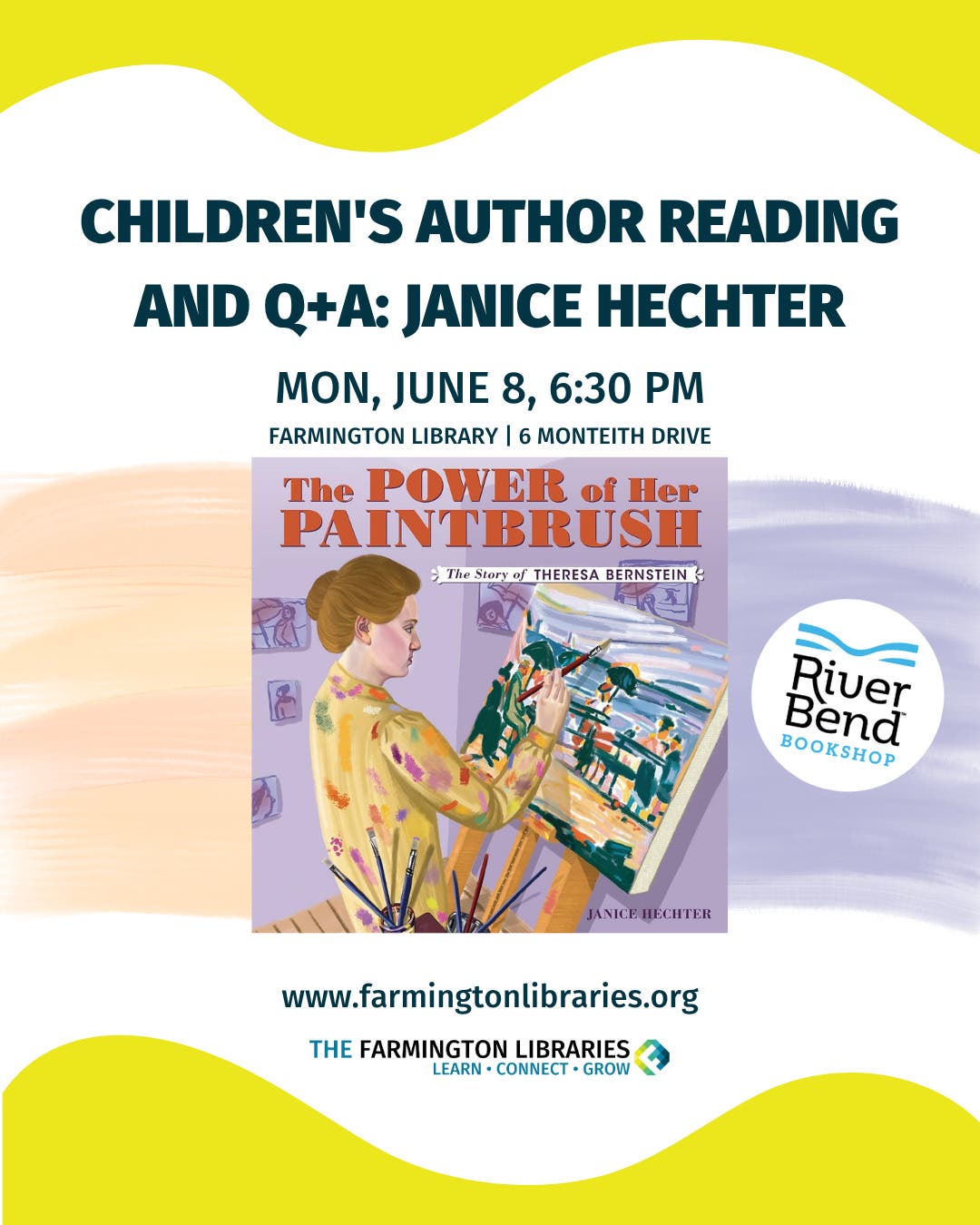 "The Power of Her Paintbrush" Author Reading: Janice Hechter