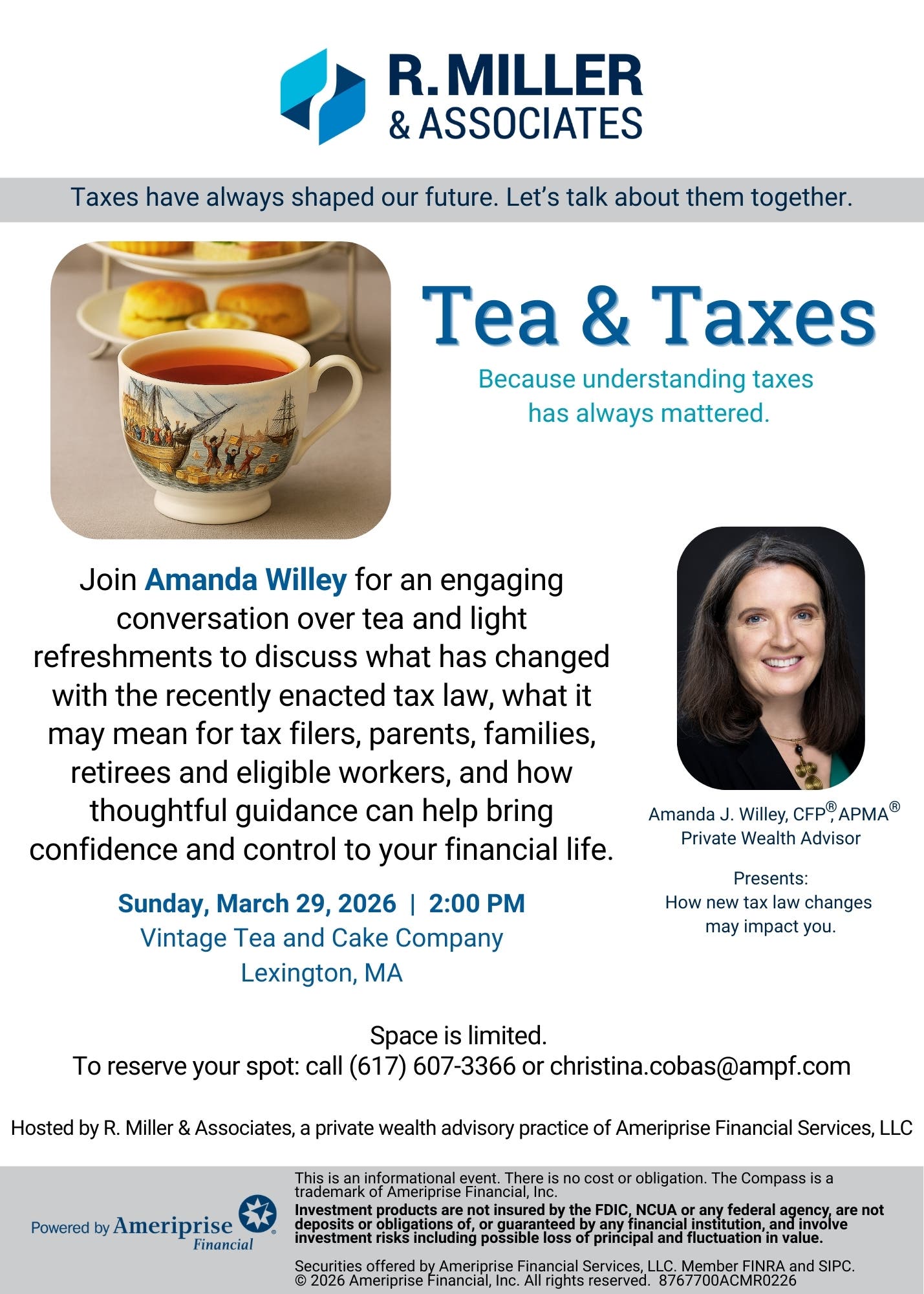 Tea & Taxes: How New Tax Law Changes May Impact You