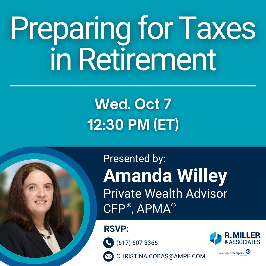 Complimentary Presentation - Preparing for Taxes in Retirement