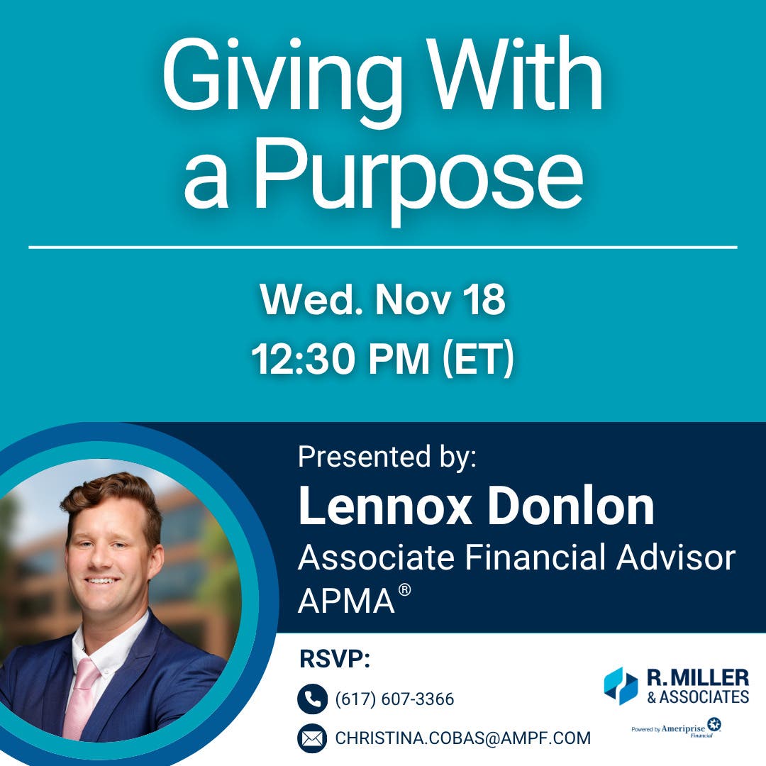 Complimentary Presentation - Giving With a Purpose