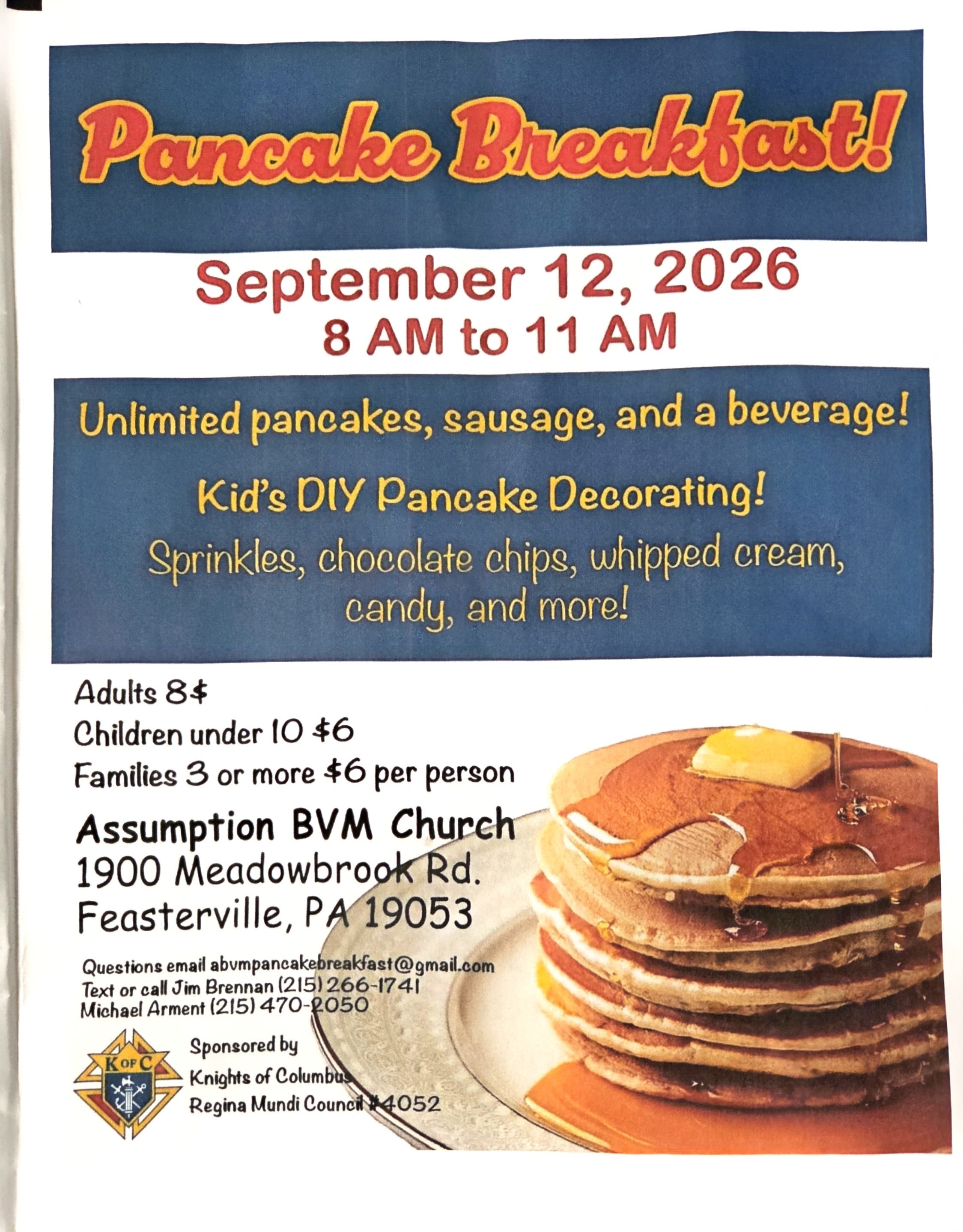 Pancake Breakfast!