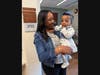 Nyla and her mom visit NICU room 3722, where Nyla spent the first six months of her life following her birth at 22 weeks in November 2023.