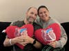 Following a six-day stay at Silver Cross Hospital, Levi Derber spent Thanksgiving with his wife, Katie. 