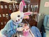 The Easter Bunny visits Silver Cross NICU.