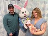 The Easter Bunny visits Silver Cross NICU.