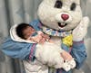 The Easter Bunny visits Silver Cross NICU.
