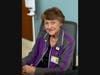 Marge Persico has been greeting visitors at the front desk in the lobby of Silver Cross Hospital since she started volunteering 20 years ago.