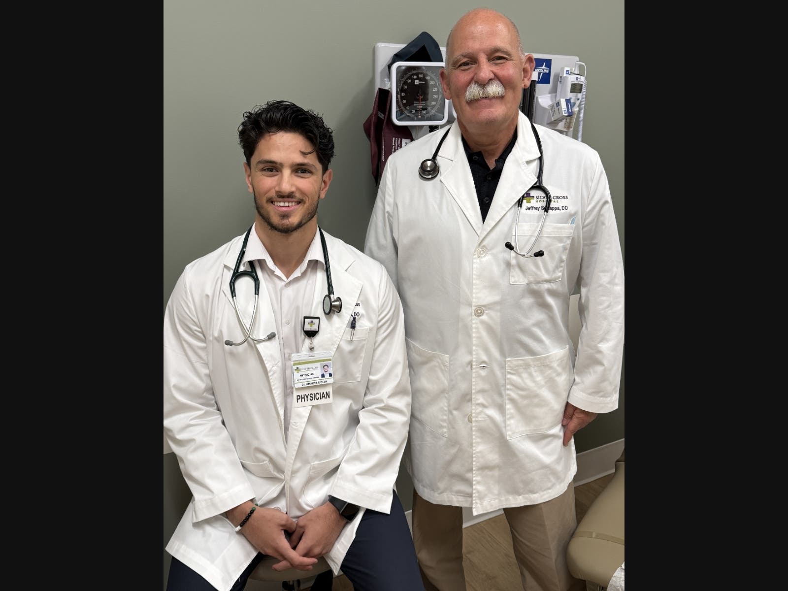 After four decades of caring for generations of families, Dr. Jeffrey Schiappa (right) passes the torch to Dr. Khader Doleh, a former patient who has returned home to serve the Orland Park community that helped shape him.