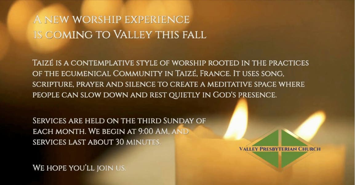 Taize worship service