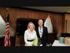 State Woman's Auxiliary President Delores Wolff and Chapter President Brett McMullen. (Image credit Harry Fuller)