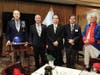 State President Bernard Wolff, Chapter President Brett McMullen, Vice President Harry Fuller, Secretary/Treasurer Will Scott and Registar Walter Arnold. (Image credit Harry Fuller)