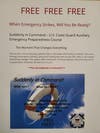 Suddenly in Command - US Coast Guard Auxiliary Emergency Preparedness Course