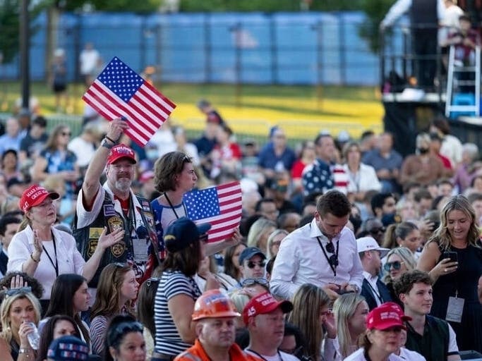 Soldiers from The U.S. Army Band “Downrange” perform during A Kick-off Celebration for the Great American State Fair at the National Mall in Washington, D.C., June 24, 2026.