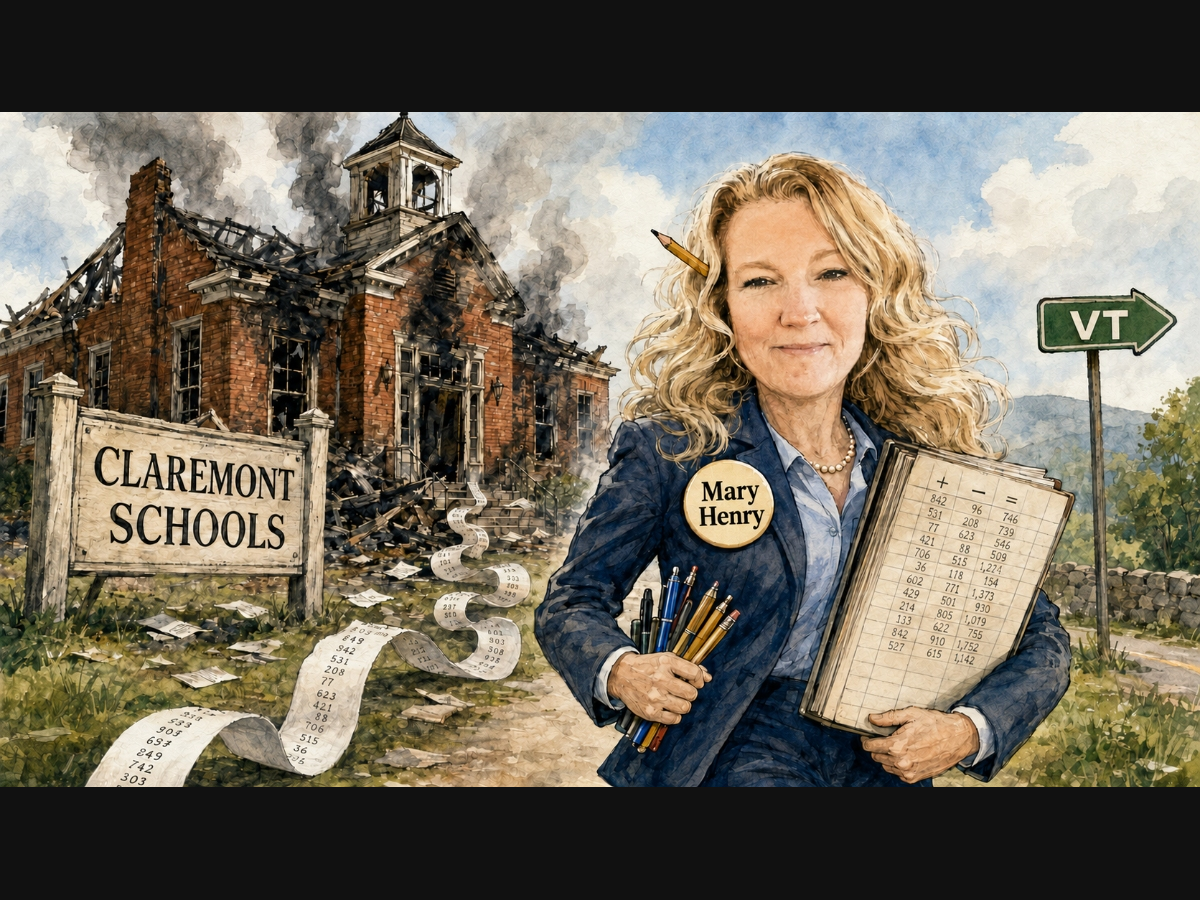 Henry was cited in Claremont for entering into secret contract settlements, failing to pay vendors and hiding their checks in her drawer, failing to pay health insurance premiums for teachers and staff, and failing to reconcile the books.