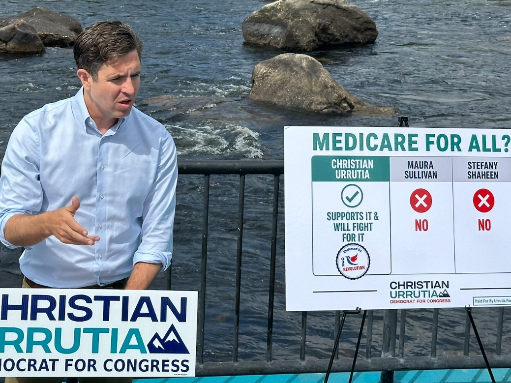 Democratic congressional candidate Christian Urrutia