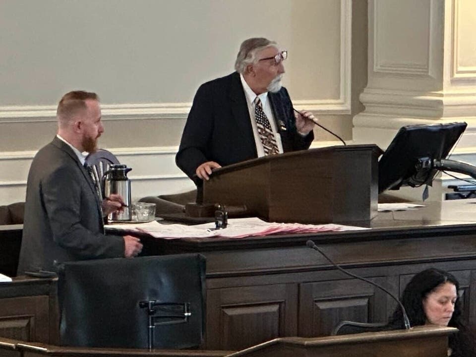 Speaker of the House Sherm Packard (R-Londonderry) leads the House through Veto Day 2026.
